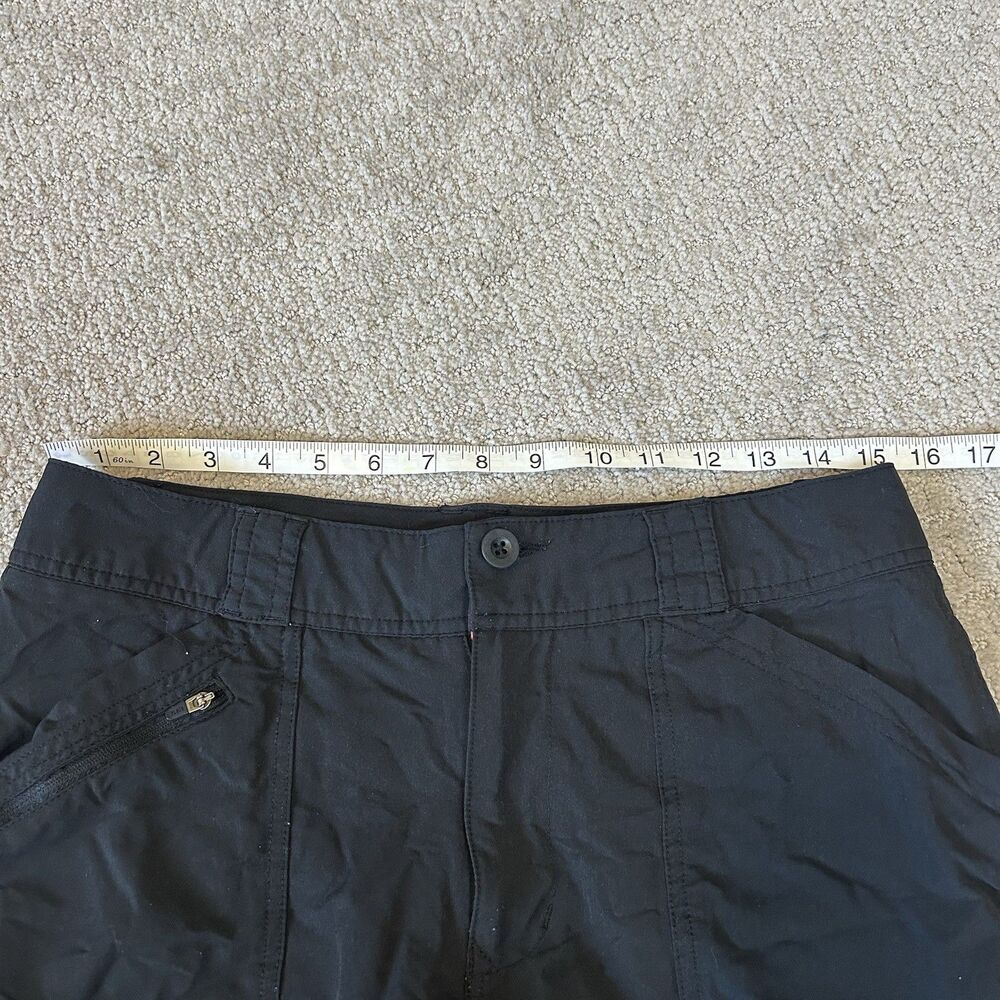 REI Pants Women's 8 Black Nylon UPF 50 Hiking Outdoor Gorpcore Ankle Zip Fishing - Picture 10 of 13
